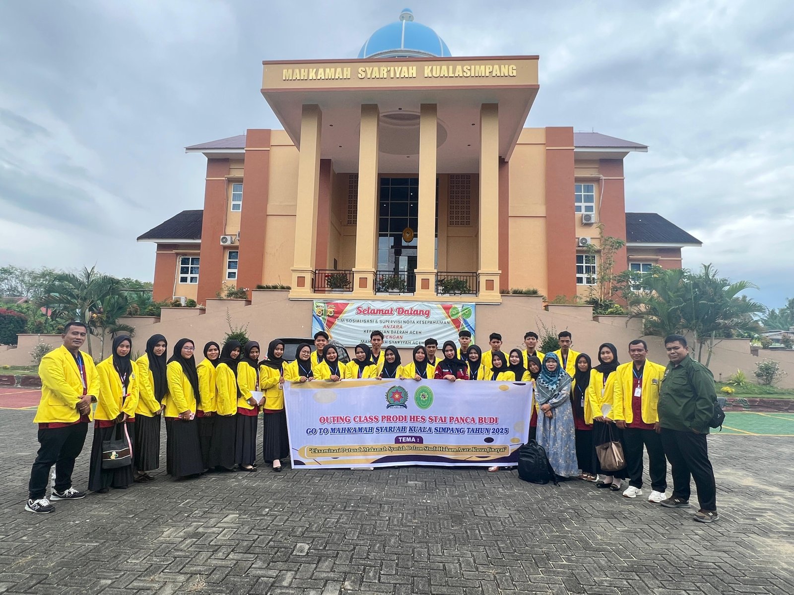 Mahasiswa Prodi Hukum STAI Panca Budi Perdagangan Melaksanakan Outing Class ke Mahkamah Syar'iyah Kuala Simpang