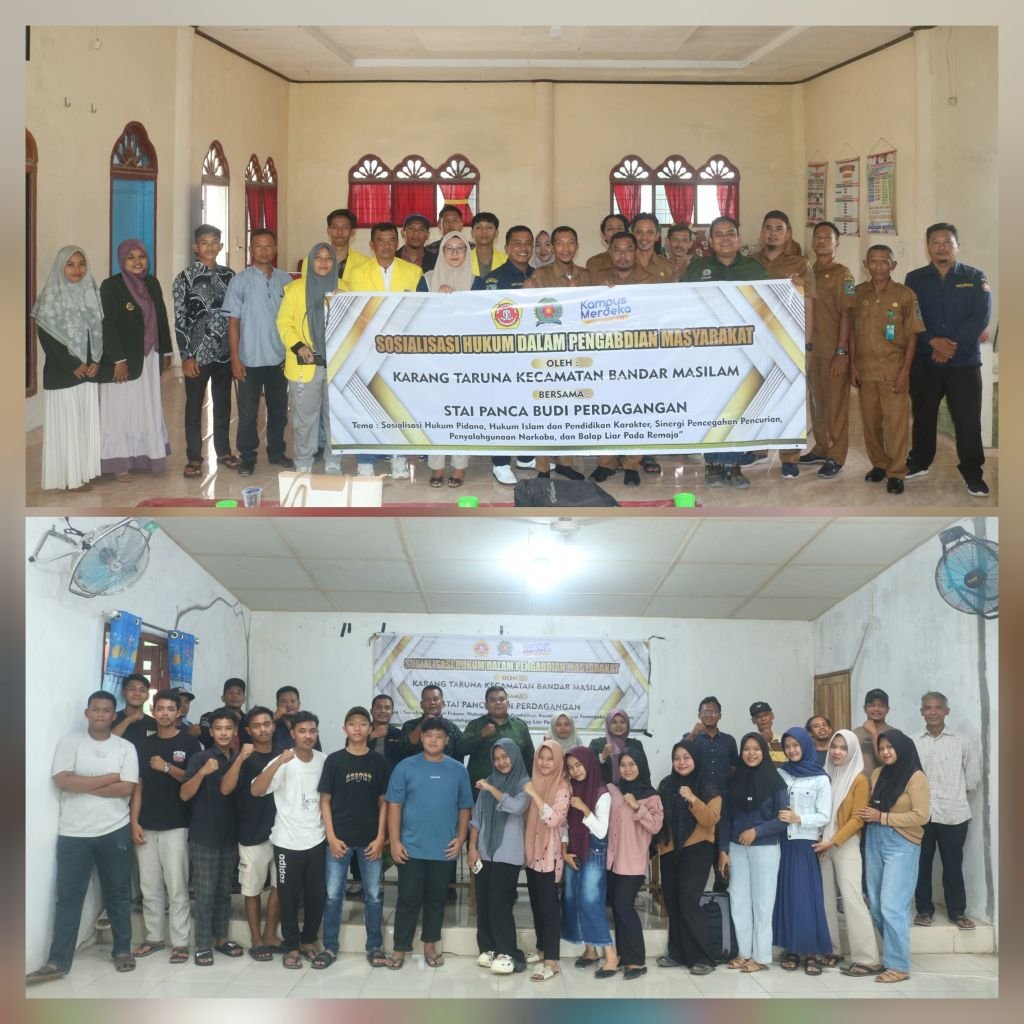 Sosialisasi Hukum Pidana, Hukum Islam dan Pendidikan Karakter, Sinergi Pencegahan Pencurian, Penyalahgunaan Narkoba, dan Balap Liar Pada Remaja