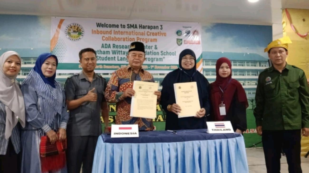 Tingkatkan Kualitas Pendidikan, STAI Panca Budi Perdagangan Jalin MoU Dengan Saengtham Wittaya Foundation School Trang Thailand