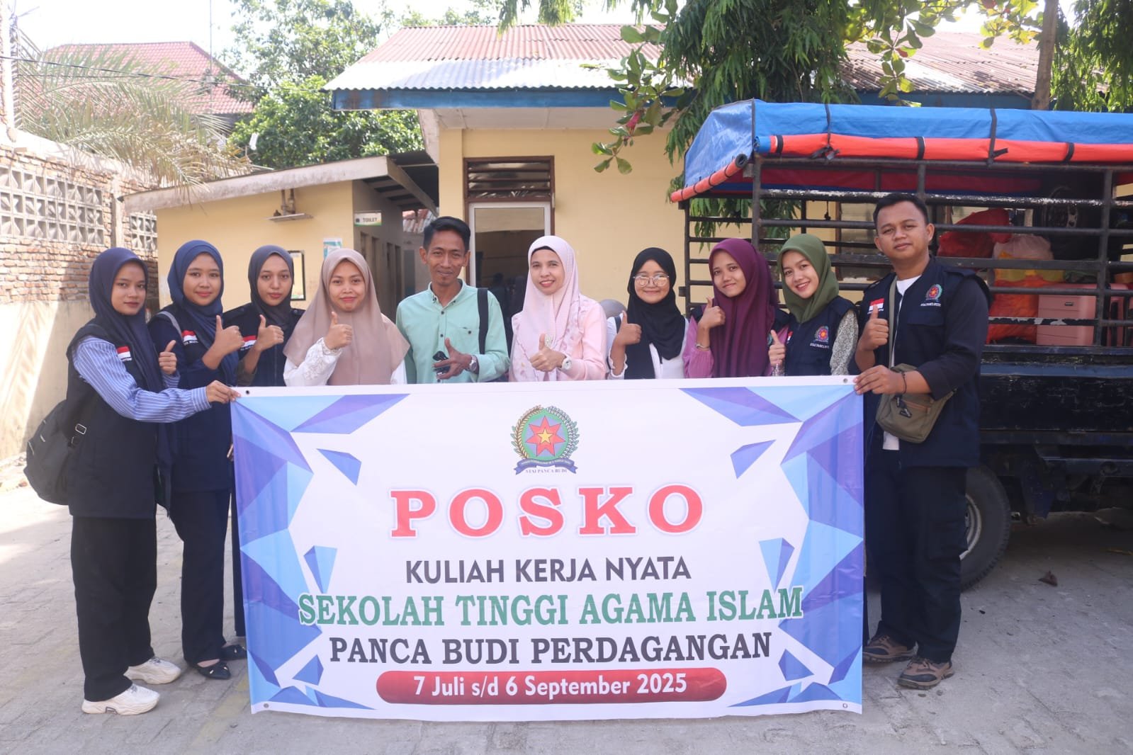 Posko Kuliah Kerja Nyata Sekolah Tinggi Agama Islam Panca Budi Perdagangan 7 Juli 2025 s/d 6 September 2025